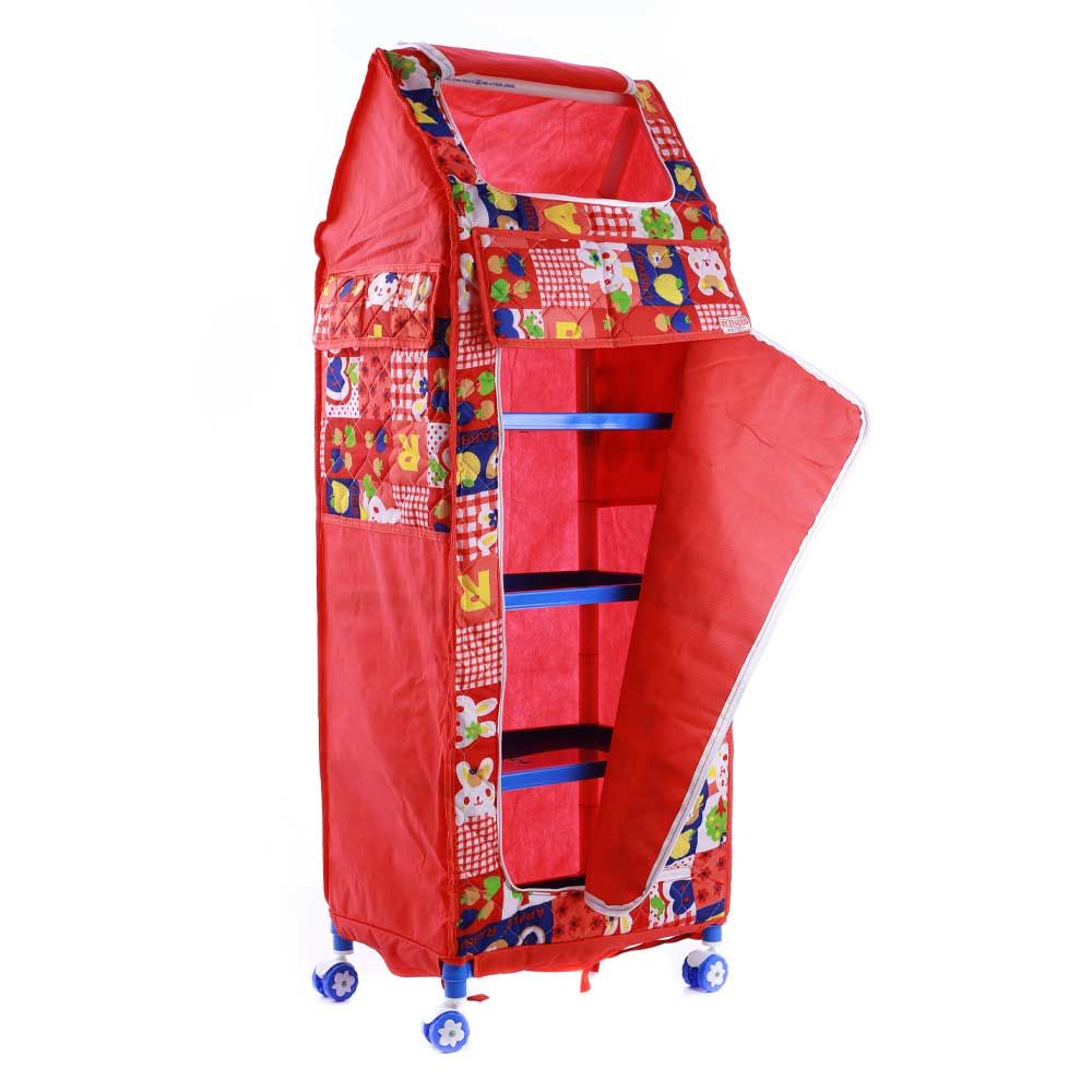 Buy Baby Toy Box Almirah Happy Kidz ECO Plain 1606 4TrayMixed colour