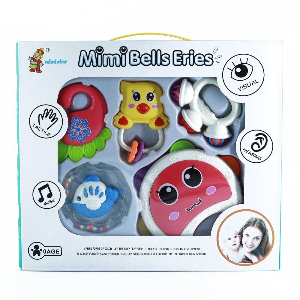 Toy Animal Rattle Mimi Bells Eries-776-B10.