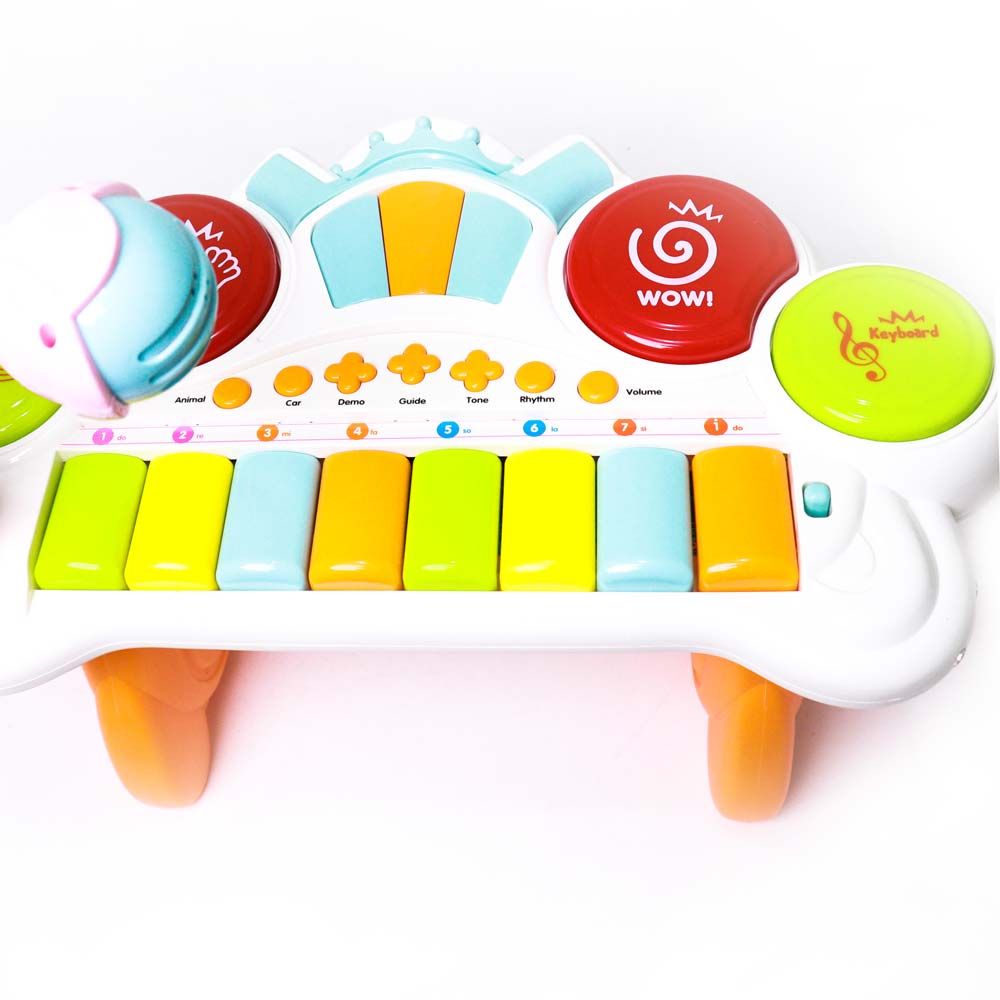 Buy Funny Baby Musical Piano With Mic HY678E Online in Kerala | Tootwo