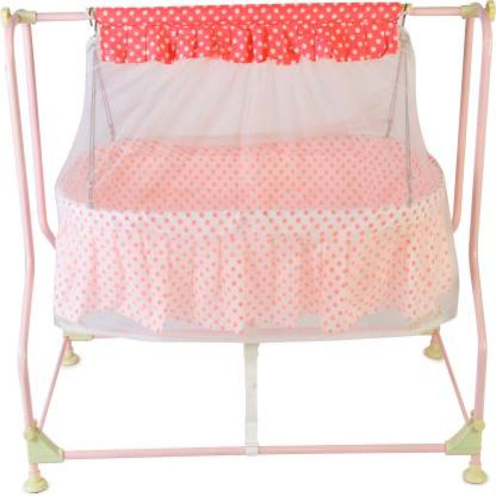 Infanto Cocoon Baby Cradle CC37 - Pink/orange