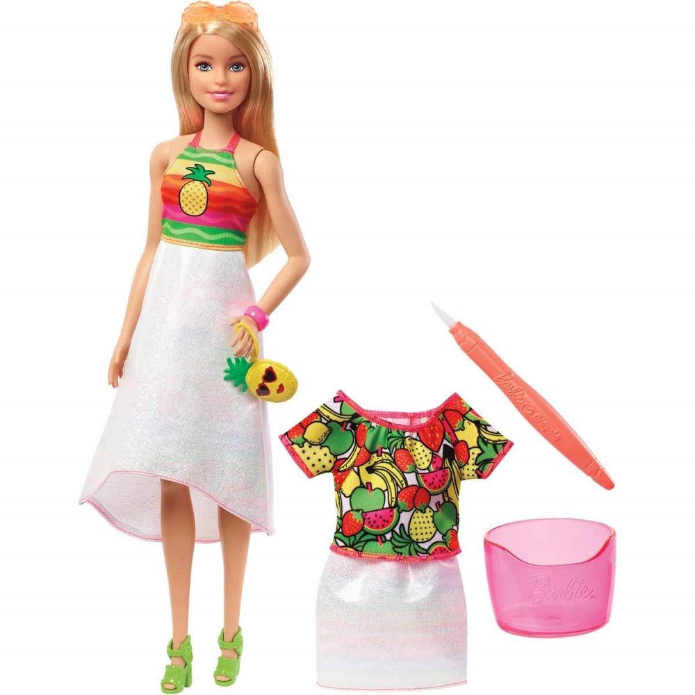 Buy Barbie Crayola Cutie Fruity Surprise Doll GBK 18 Online in