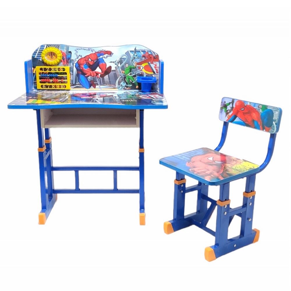 spiderman study table and chair