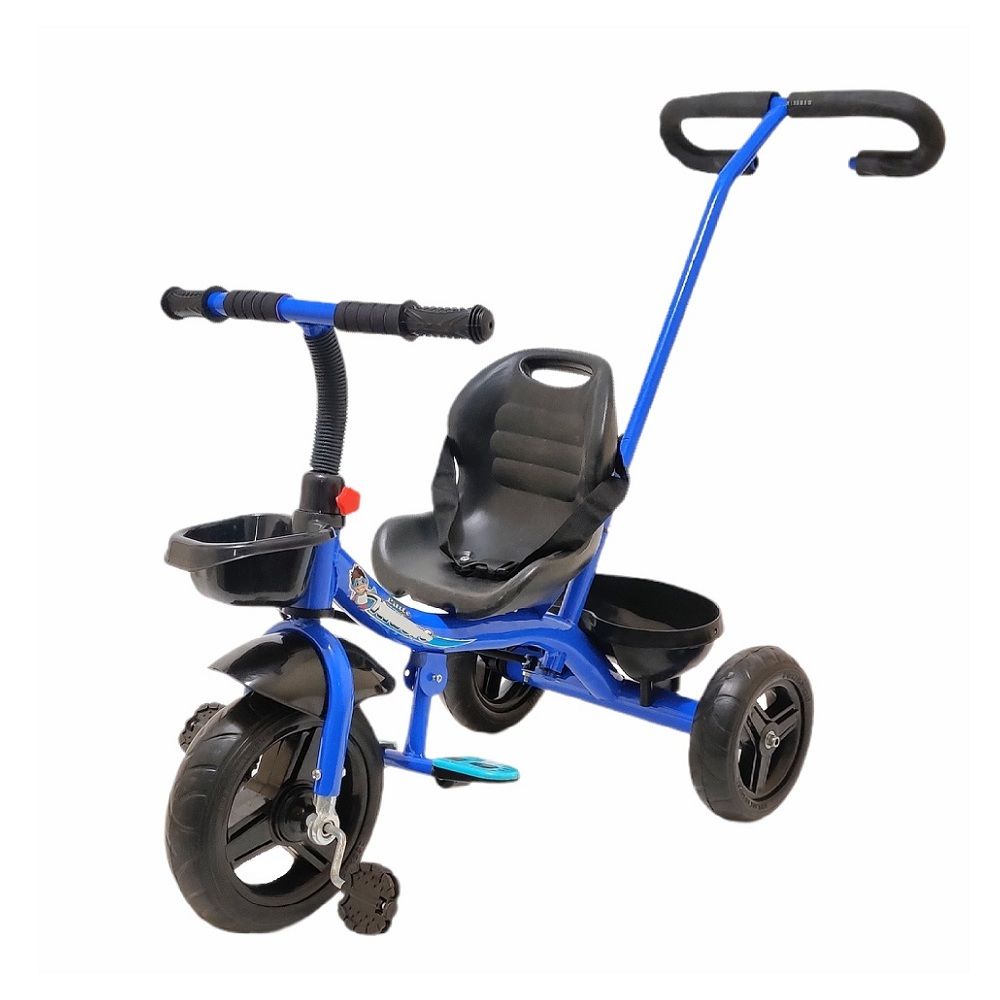 Baby tricycle sales with push handle