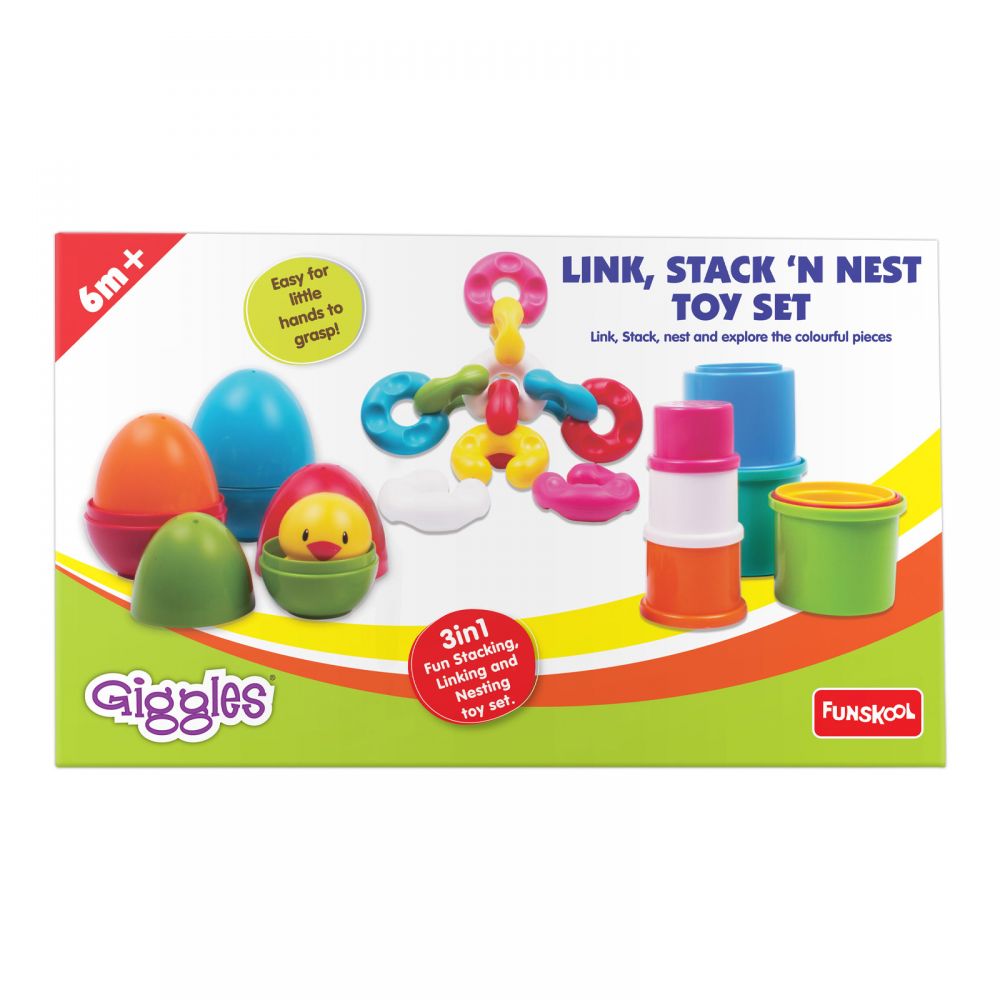 Funskool link Stack n Nest Toy Set -2015   1073100