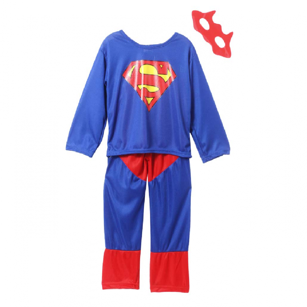Buy NAVKAR Superman Costume Fancy Dress Outfit Suit Mask Children (7-8) /  Superman Kids Costume Wear/Birthday Party fancy Dress Online at Low Prices  in India - Amazon.in