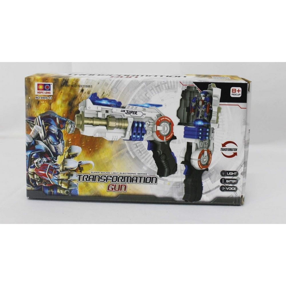Toy Transformation Gun Light And Voice 999S-13
