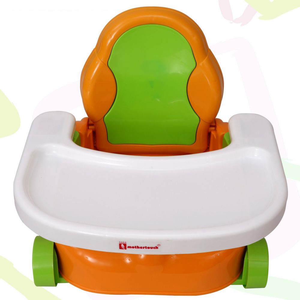 Feeding Booster Seat Green-Orange Colour