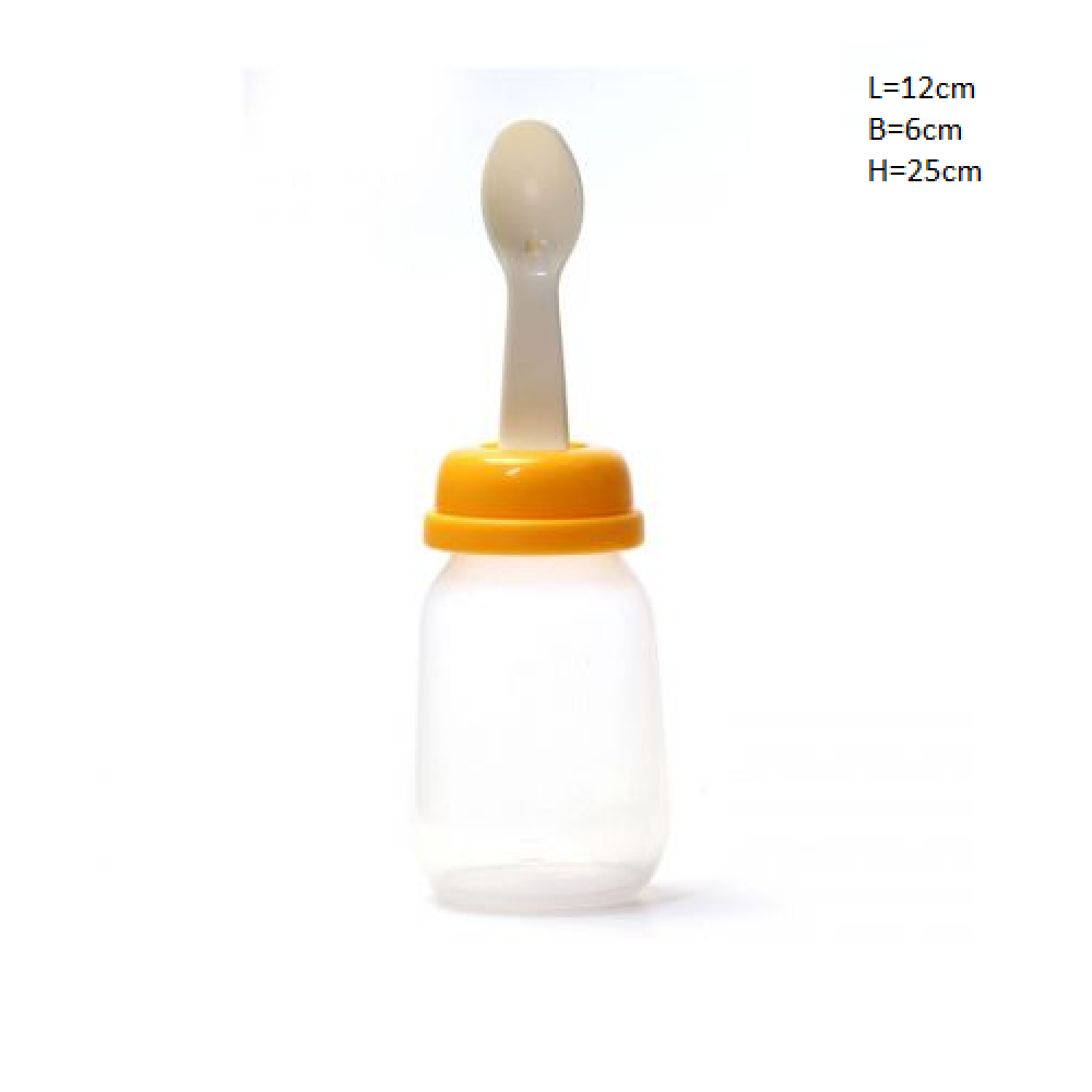 Baby 120ml pp Weaning Bottle with Spoon 03039