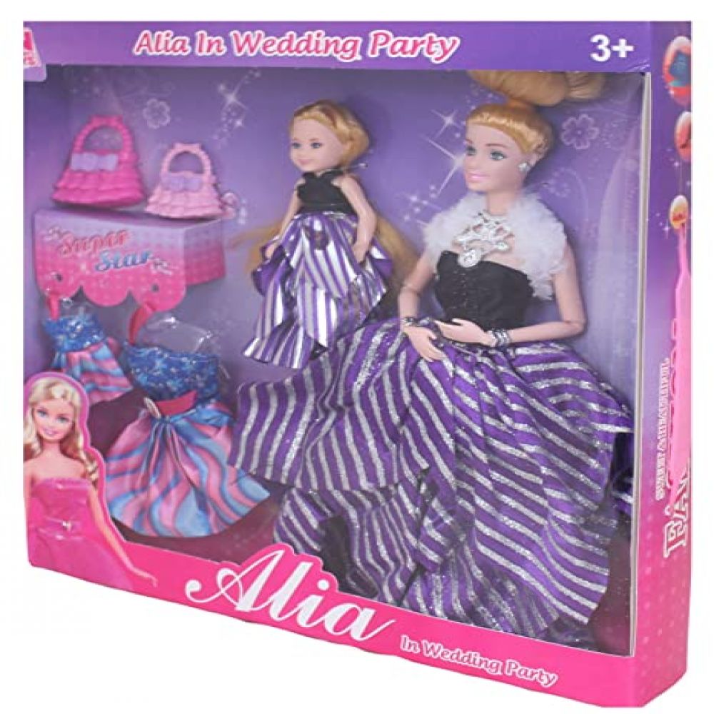 Alia In Wedding Party Doll Set 319