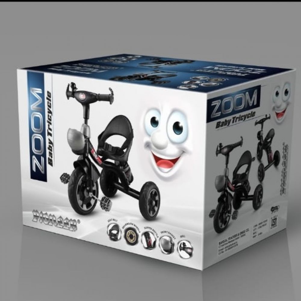 Kids Tricycle Zoom Single Piece Box