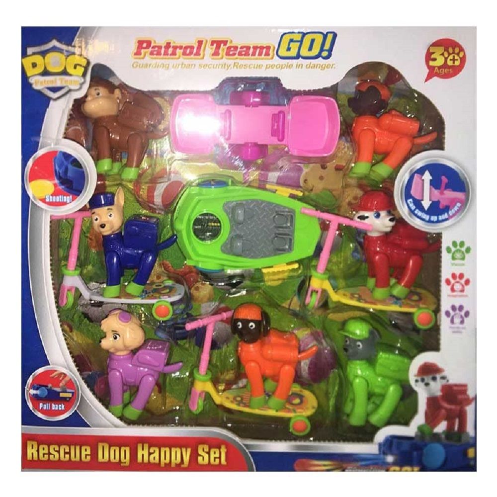 Shivaaro Power Patrol Baby Kids Pup Buddies Rescue Dog Team Mission Toy Pretend Play Set for Kids | B097DX88VL