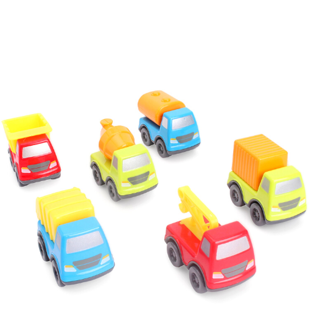 Funskool Mini Vehicles Construction Series Gift Pack Of (6 Combo) 9933800