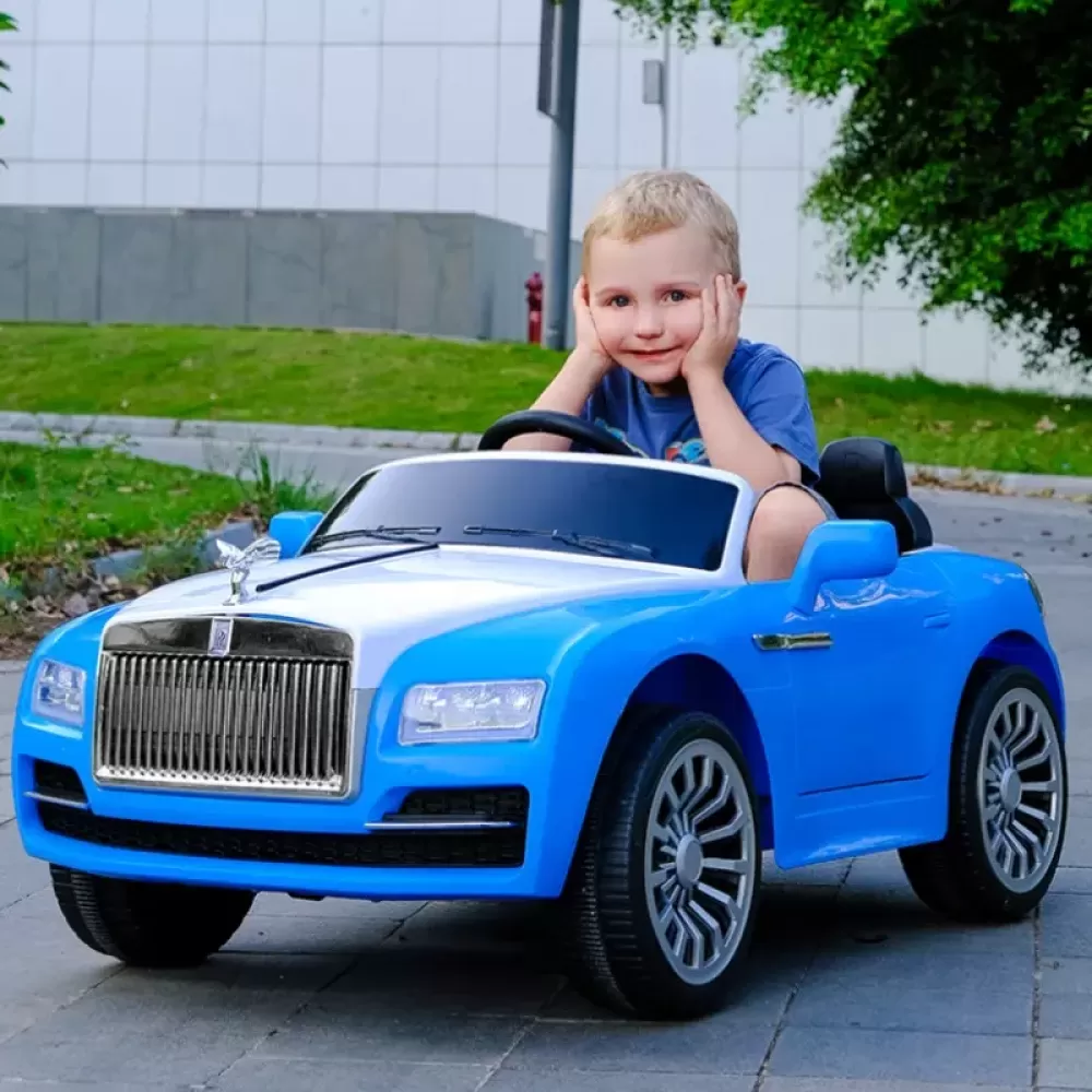 Baby Rechargeable Car Rolls royce Blue