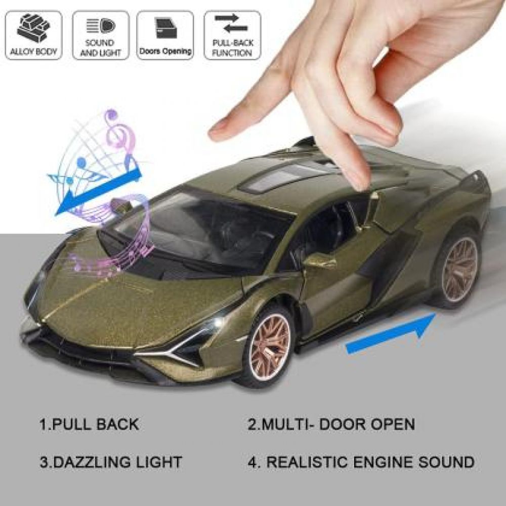 Toy Metal Die Cast Car Lamborghini 1:24