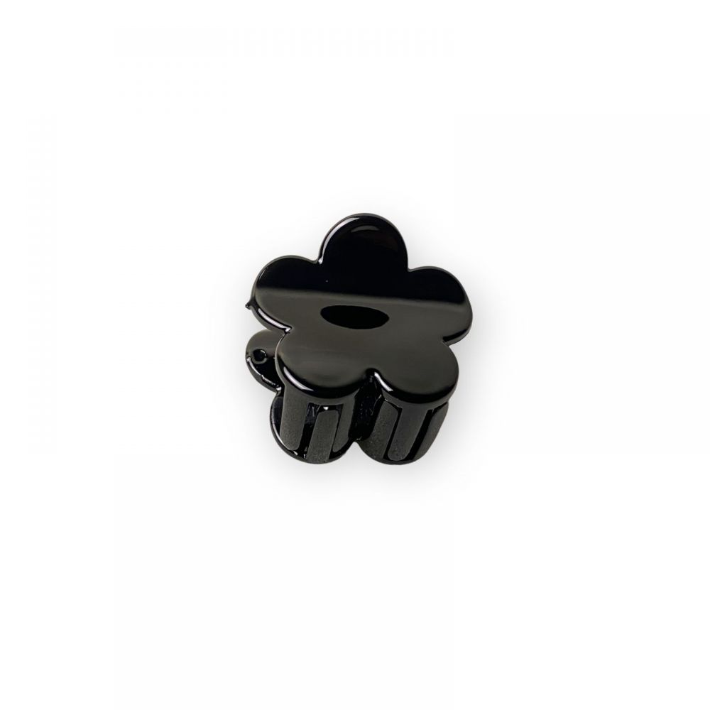 Flower Claw Clips Black Color