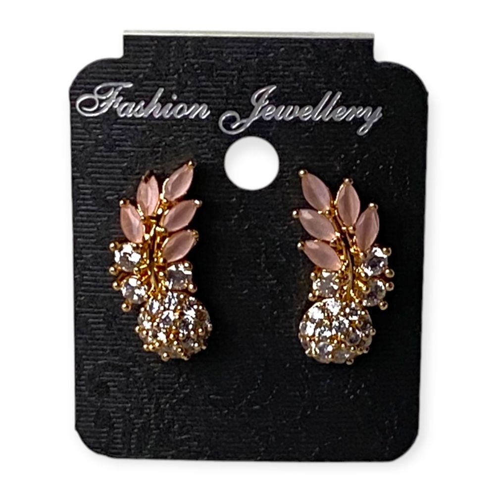 Buy Stylish Heart Shape Diamond Earrings For Women - Branta – Brantashop