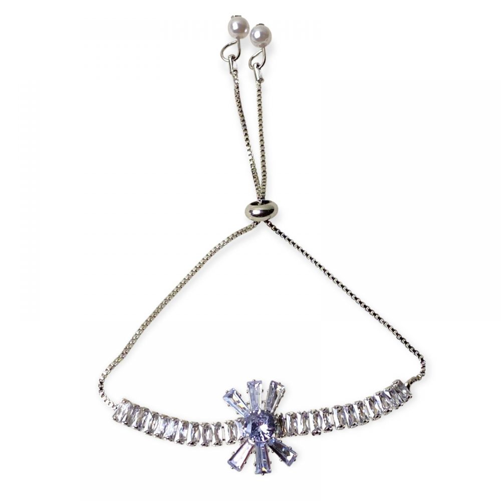 Fshionable Bracelets Silver-Toned Metal Armlet Bracelet