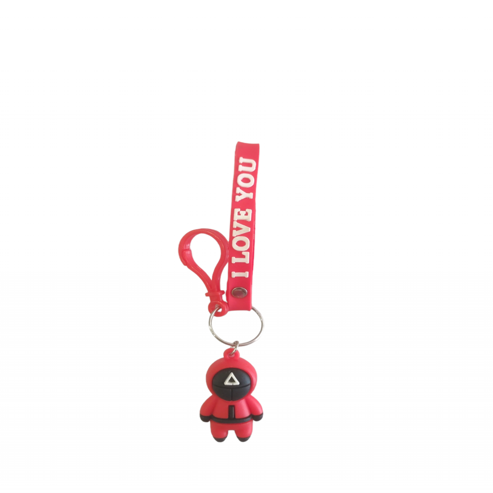 Squid Game Polymer Clay Key Chain