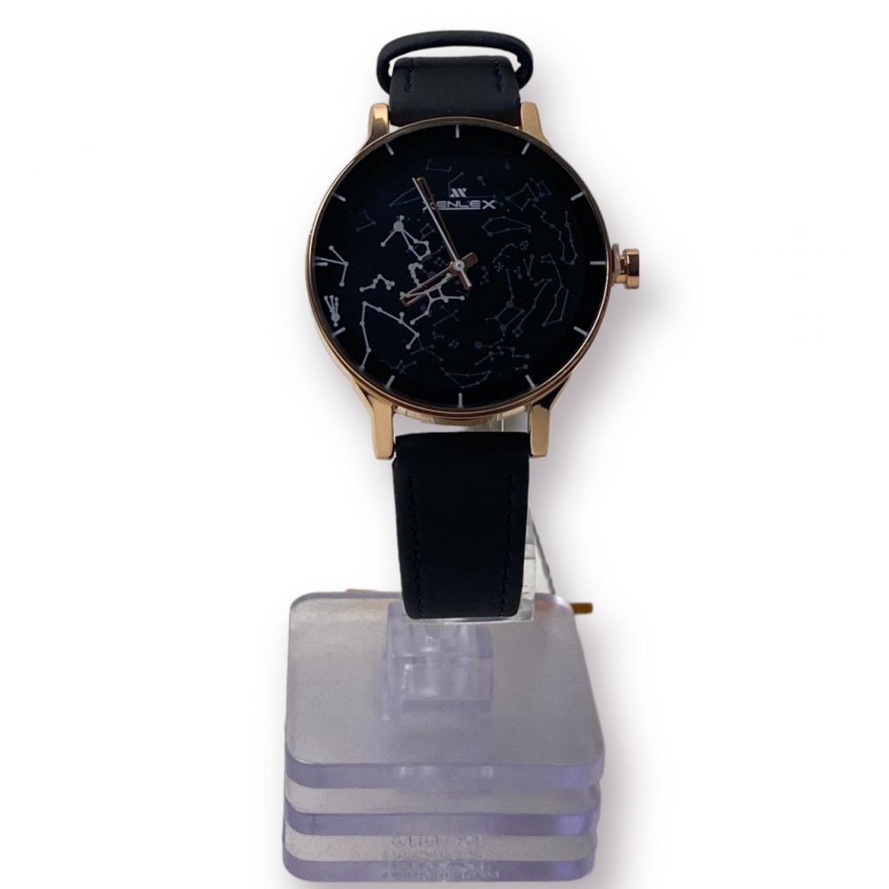 Orla Black Marble Dial Watch