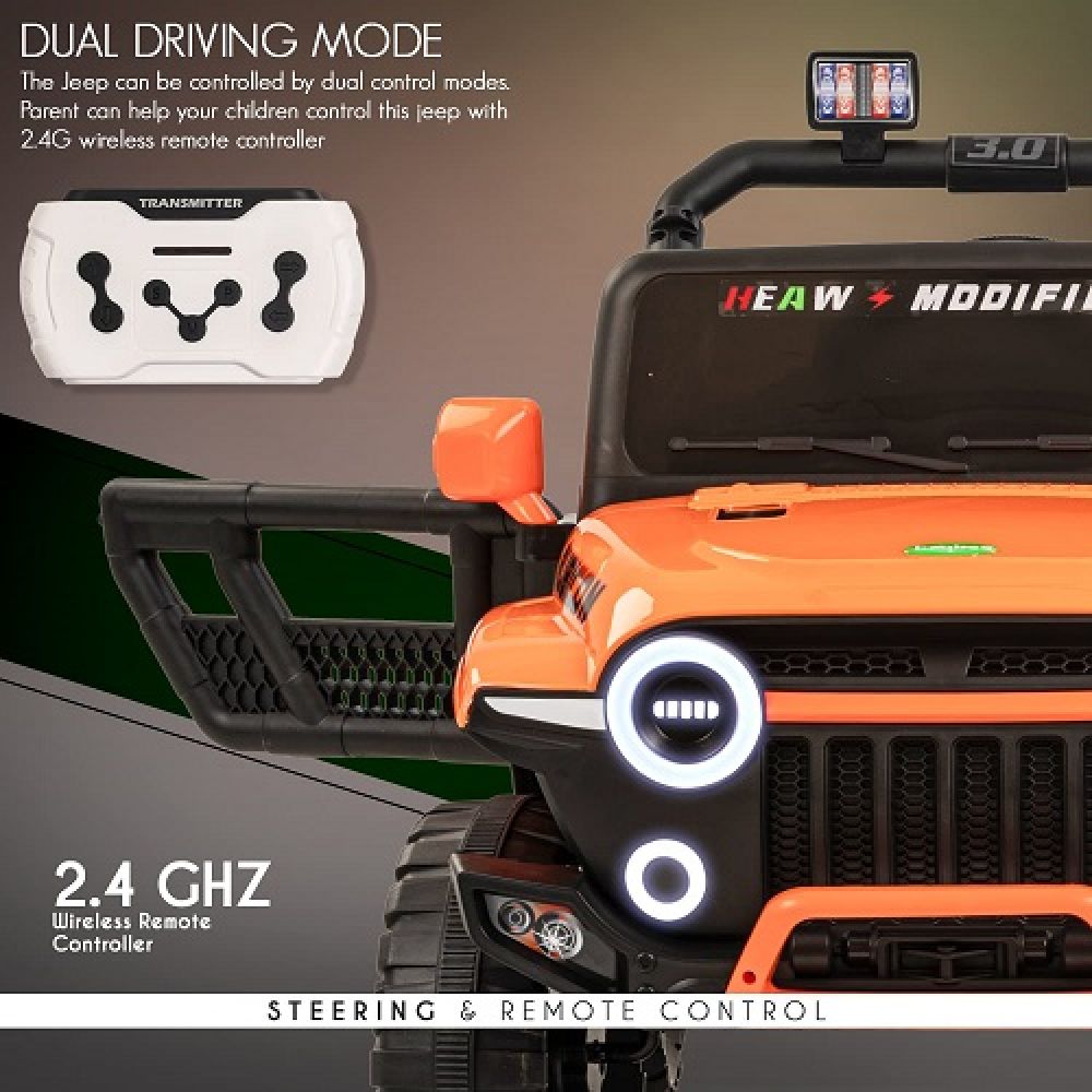 Baby Rechargeable Jeep MJ127 Orange
