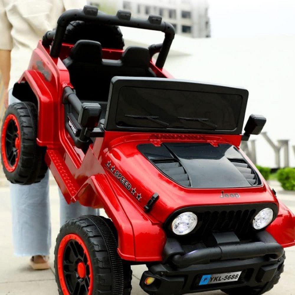 Baby Rechargeable Jeep TE-6008 Red
