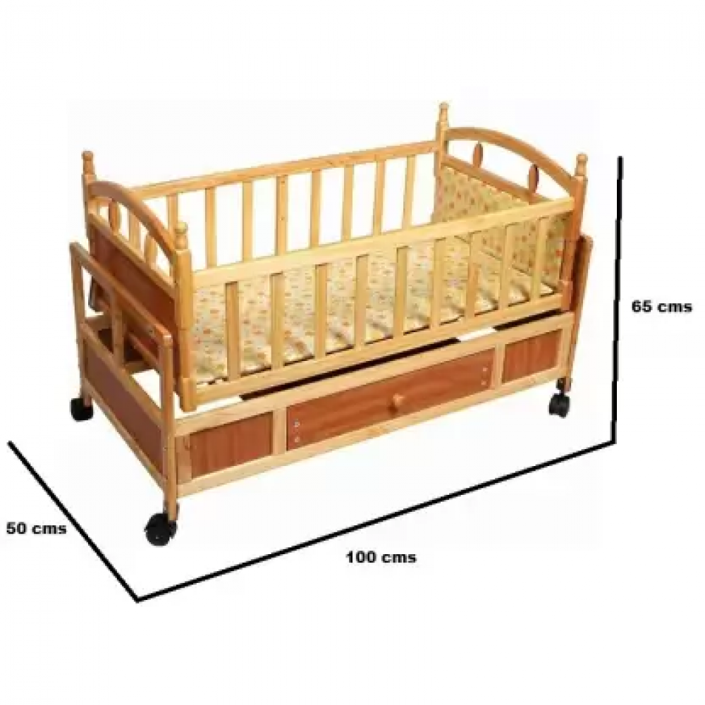 Buy Dozy 6 in 1 Baby Wooden Cot Cradle with Mosquito Net