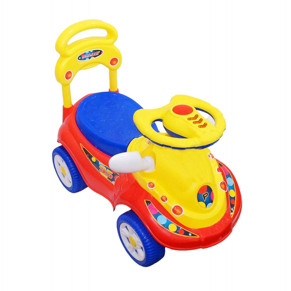 Baby Scobby Manual Musical Ride On-Mixed Colour