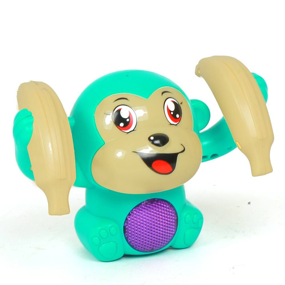 Buy Toy Baby Jumping Monkey with Banana in India | Tootwoonline.com