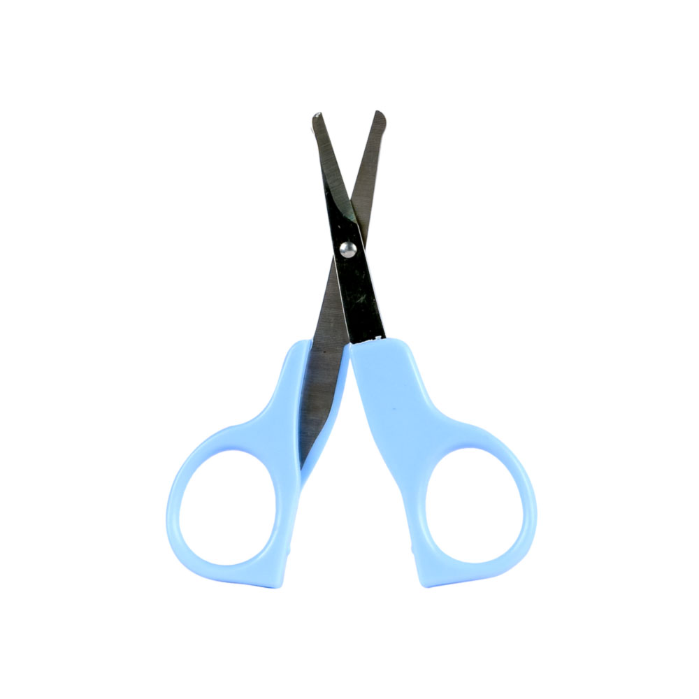 Baby Scissors with Rounded Tips Safety Baby Nail Clippers - Trimming of  Newborn and Baby Fingernails No Poke Fingernail Clippers and Baby Hair  Scissors for Kids, Toddler, Infant Blue