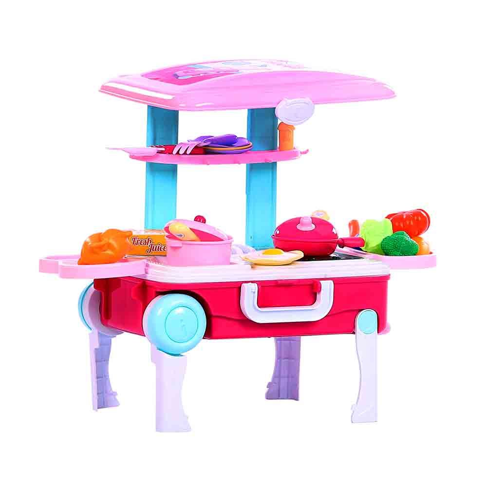 Buy Toy Kitchen Play Set with Attractive Trolley Bag-5502AB Online in  Kerala | Tootwo