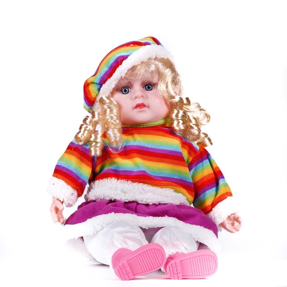 Baby doll best sale with rainbow hair