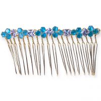 Style Hair Comb Gold Pattern