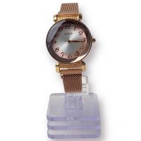 Rose Gold Color Maganet Strap Watch for Girl & Women